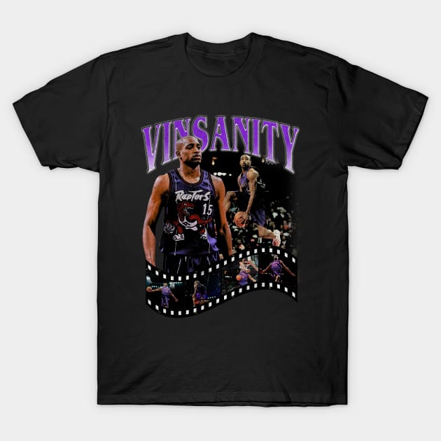 Vince Carter VINSANITY Vintage T-Shirt by rattraptees